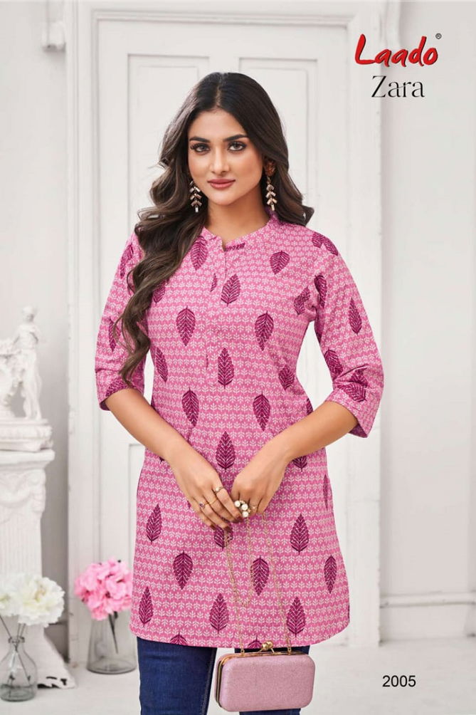 Laado Zara Vol 2 2001 To 2012 Short Printed Kurti Wholesalers In Delhi